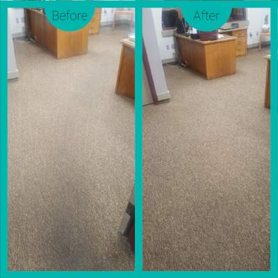 Carpet Cleaning Before and After Picture