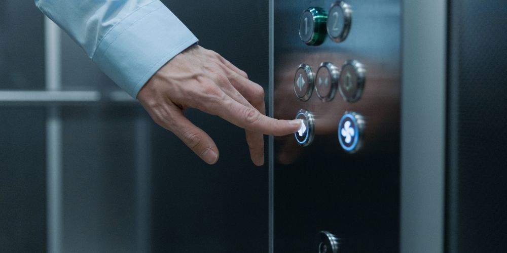 Elevator Buttons in the Office