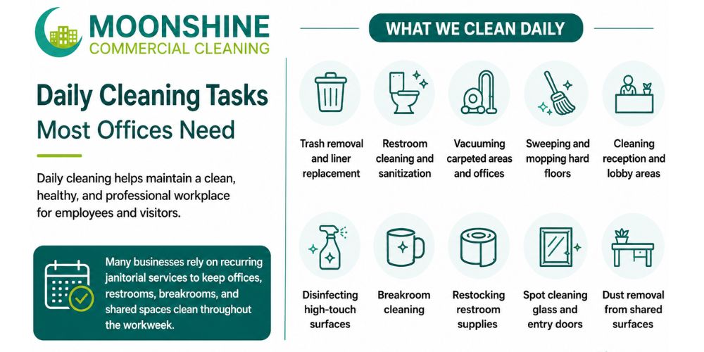 Daily Cleaning Tasks Most Offices Need