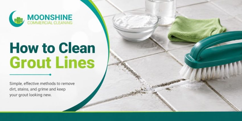 How to clean grount lines
