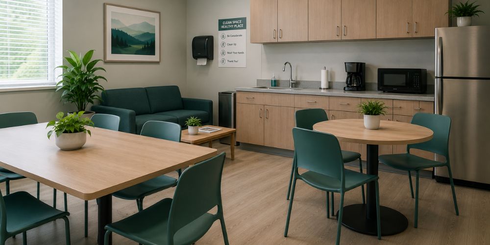 Staff Break Rooms and Shared Areas in medical office